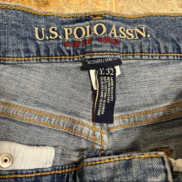 US Polo ASSN Slim Straight Active / Stretch Jeans Mens Size W32/L32 - Picture 8 of 10